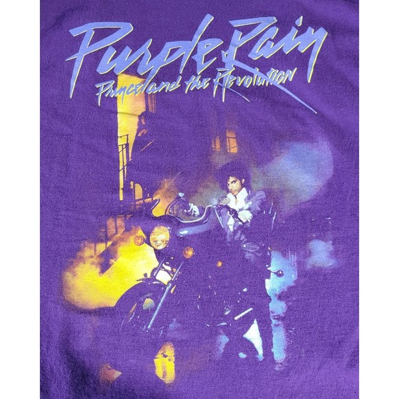 The Prince Estate Mens 2XL Purple Rain Prince and the Revolution Tee Pre-Owned - Picture 3 of 4